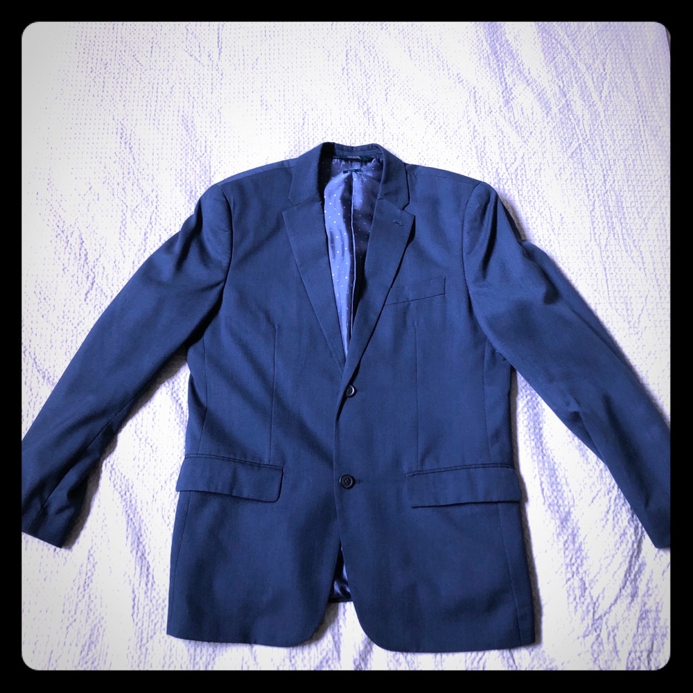 Perry Ellis Deep Navy Slim Fit Suit